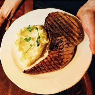 Стейк із язика (350 гр)