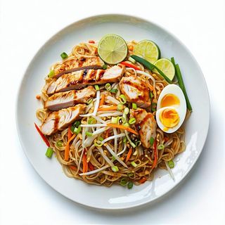 Pad thai pollo