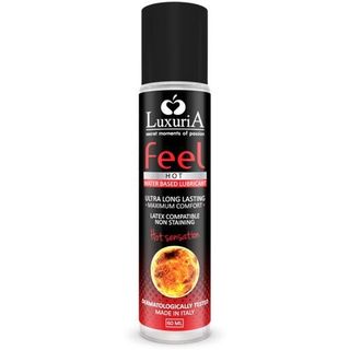 Luxuria Feel Hot Sensation Lubricante Base Agua Efecto Calor 60 Ml
