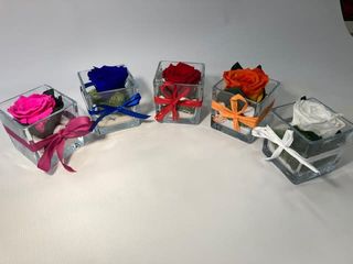 Rosa sempreviva in confanetto 