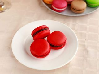 Macarons cu capsuna