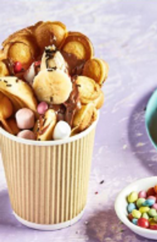 Bubble Waffle or Gauffre Milka