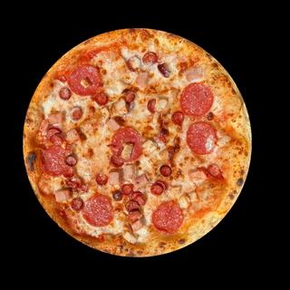 Піца "Чотири м'яса" 40см/700г.