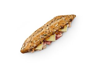 Gourmet de bacon y queso brie