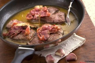 Bifinhos com Presunto