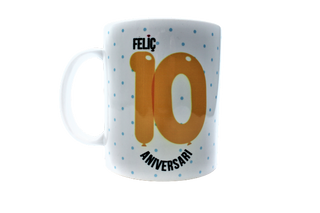 Taza Feliç 10 Aniversari