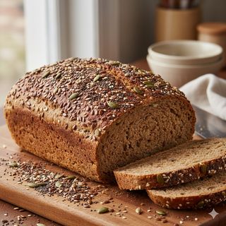 Пълнозърнеста питка с микс от семена