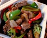 Fried Spicy Meat with Green Pepper