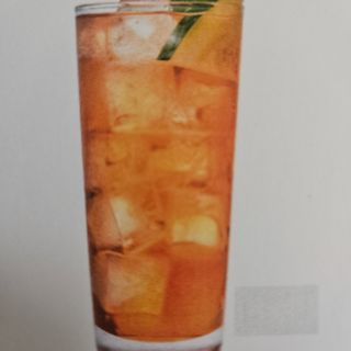 Té frío de melón con bastante hielo 