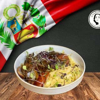 Tallarines a la huancaína