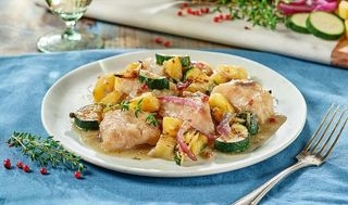 Cuori di Filetto di Merluzzo alla Mediterranea