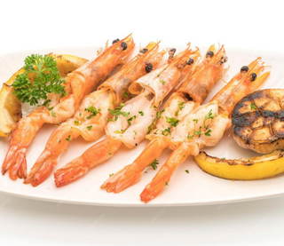 Langostinos al limón