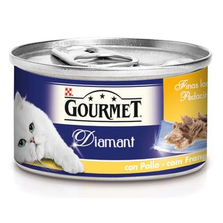 Lonchas Pollo Diamant Gourmet Purina 85 G