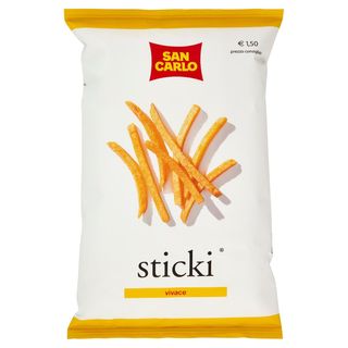 SAN CARLO PATATINE STICKI PAPRIKA GR50