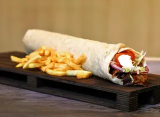 Dürüm de Seekh Kebab