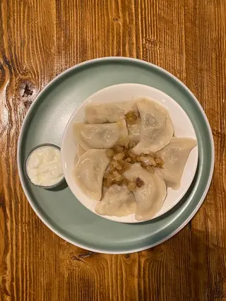 Potatoes with mushrooms