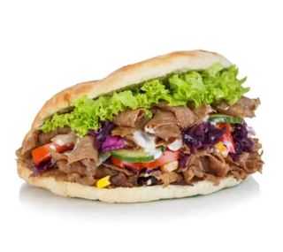 Panino kebab maxi