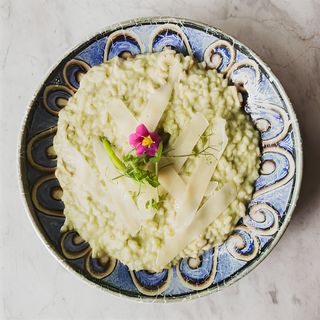 Risotto pui si sparanghel