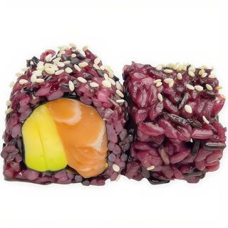 207. Uramaki Black Salmón