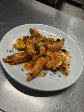 Сотирани скариди (200г)