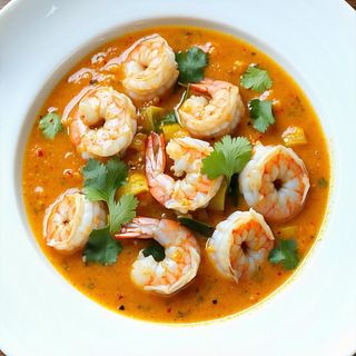 Krewetki w sosie curry