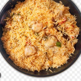 Arroz Biryani Con Gambas