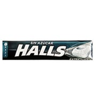 Halls sin azucar extra fuerte