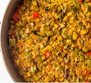 Paella de verdures