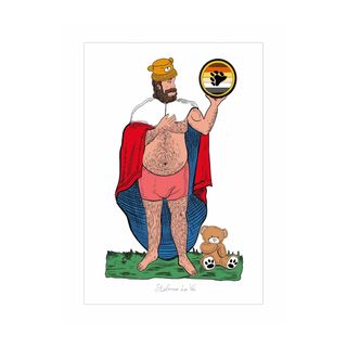 Bear by Stefano Lo Voi 10,5 x 14,5 cm