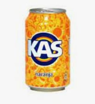 KAS Naranja Zero Refresco con gas sabor Naranja sin Azúcar Lata 330ml