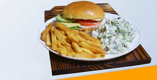 Խոզապուխտով բուրգեր բոքս