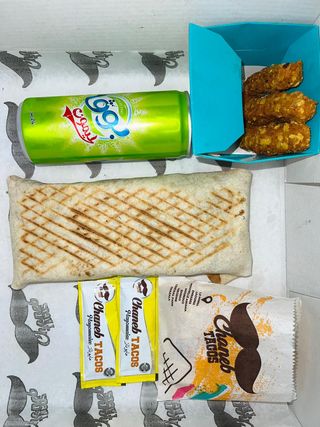 Tacos escalope panée + boisson + 3 nuggets