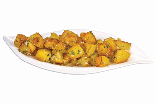 Задушени картофи с копър и чесън (250г)