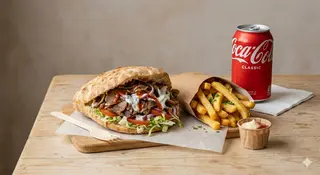 Menù panino kebab