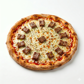 Pizza Kebab De Carne De Ternera (28 Cm.)
