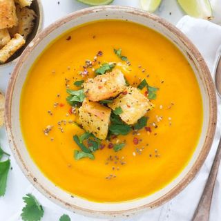 Cream of Ginger and Carrot Soup