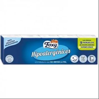 Pañuelos Hipoalergénicos Foxy 10 Ud.