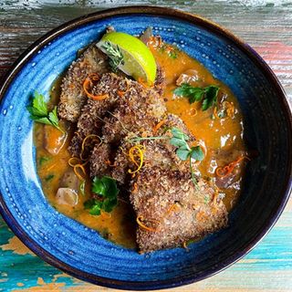 Телешки дроб по венециански (220гр.)