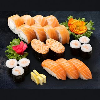 Сет Много лосося