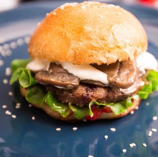 Грибной гамбургер