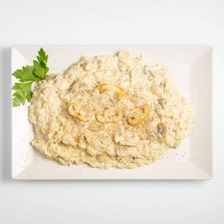 Rižoto s piletinom u umaku od šampinjona