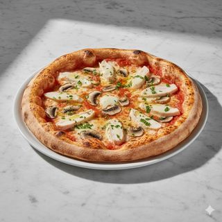 Pizza De Pollo & Champiñón (30 Cm.)