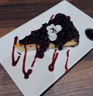 Tarta de queso (porción)