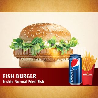 Menu' fish burger 