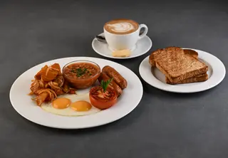 Full Java Breakfast with Coffee