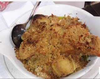 Bacalhau à Broa de Mel