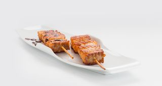 Brocheta salmón (2 uds.)