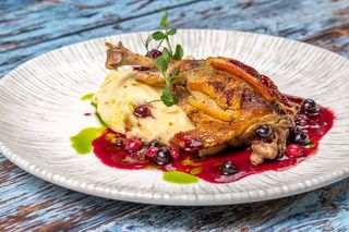 Pulpă de rață confiata