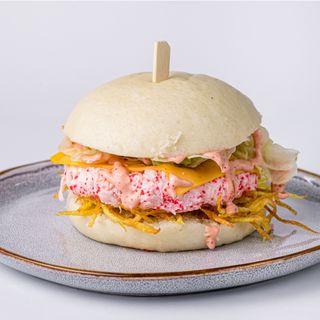 Бао бургер з креветкою