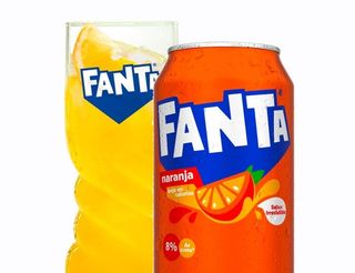 Fanta Naranja lata 330ml.